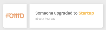 CRO usefomo widget Recent Activities Example 1